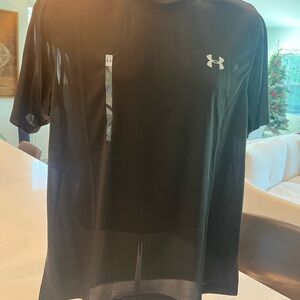 Under Armour Men's Black Short Sleeve Tee Heat Gear